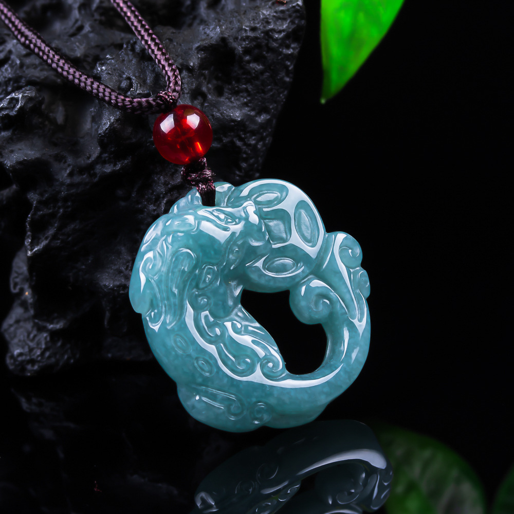 Accessories Woman - Pendentif Pixiu en jadéite birmane, véritable