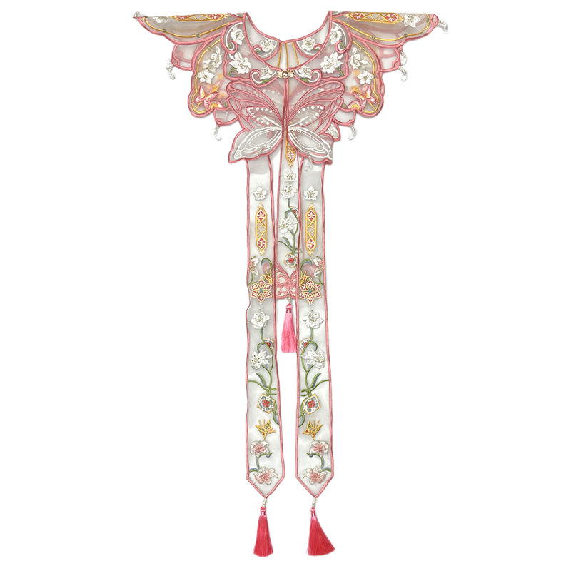Accessories Woman - Écharpe à franges avec broderie de