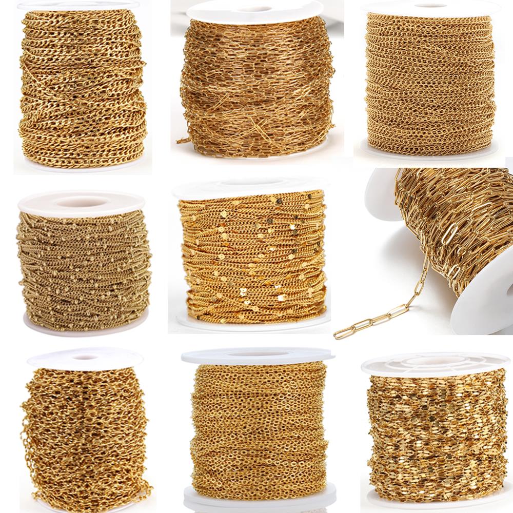 Beaded Anklet Chain - Câble à maillons en acier inoxydable