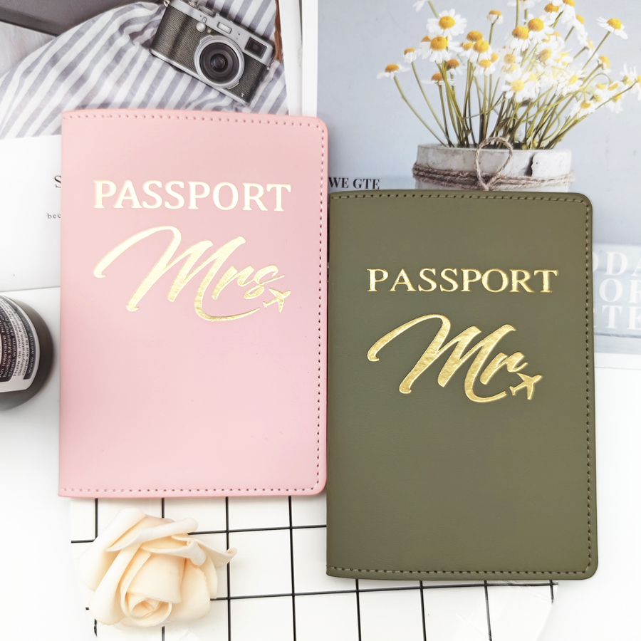 Women'S Accessories Wallet - Ensemble de 2 Porte-Passeports en Cuir