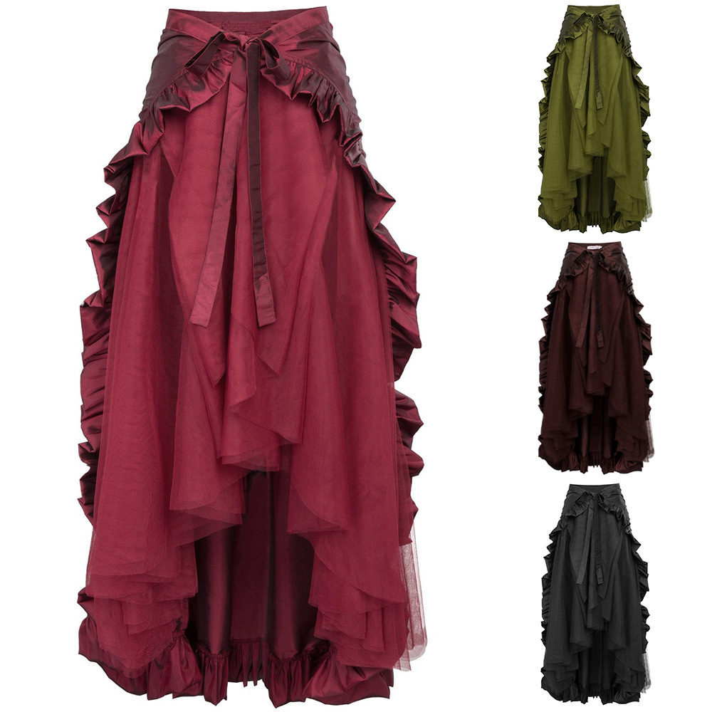 Women'S Accessories Louis Vuitton - Robe à volants médiévaux pour femmes,