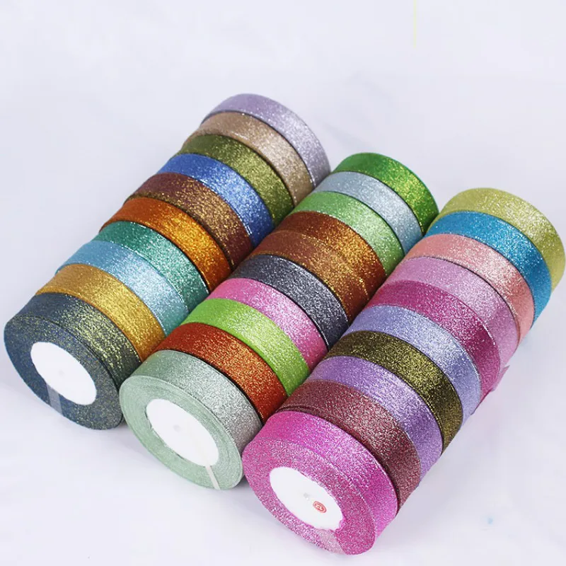 Women Accessories Gift Box - Ruban d'oignon à paillettes, 25yards, 25MM,