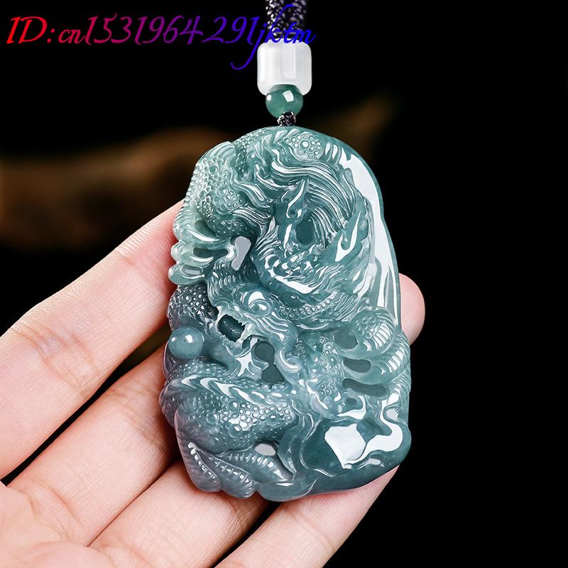 Collier pendentif Dragon en ja - Accessories Woman avis et prix