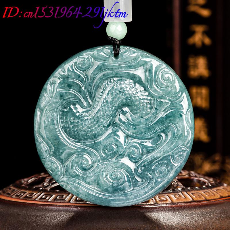 Collier pendentif dragon en ja - Accessories Woman avis et prix