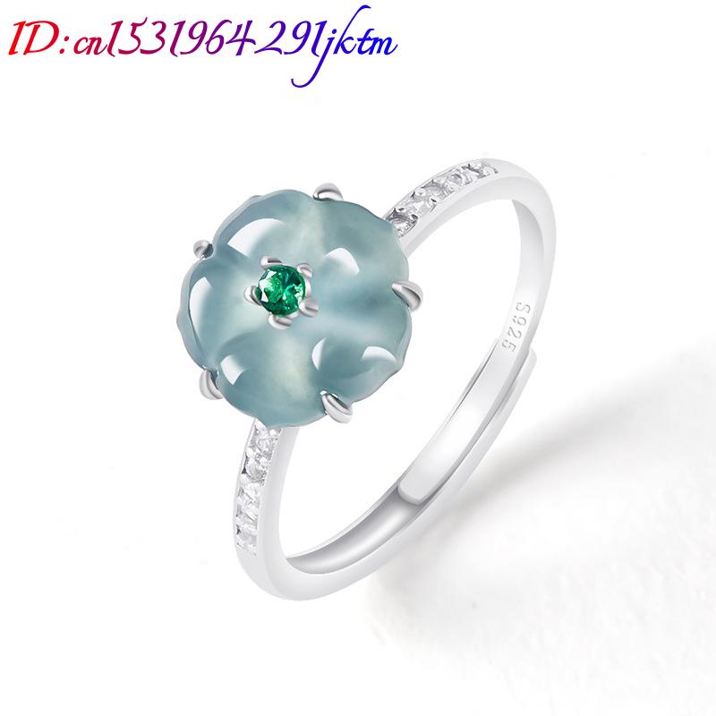 Bagues en jade birman bleu, ar - Accessories Woman avis et prix
