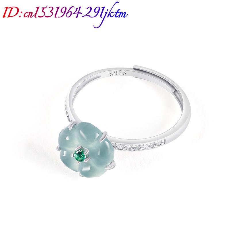 Bagues en jade birman bleu, ar - Accessories Woman avis et prix