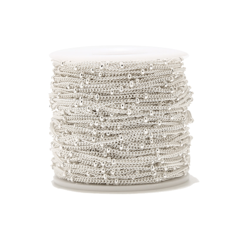 Chaîne Satellite plaquée argen - Beaded Anklet Chain avis et prix