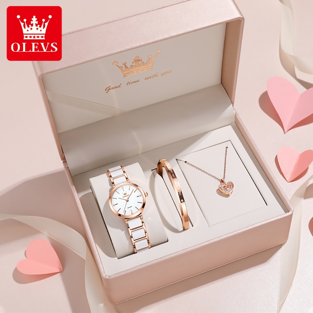 OLEVS femmes montre 5877 luxe  - Women Accessories Gift Box avis et prix