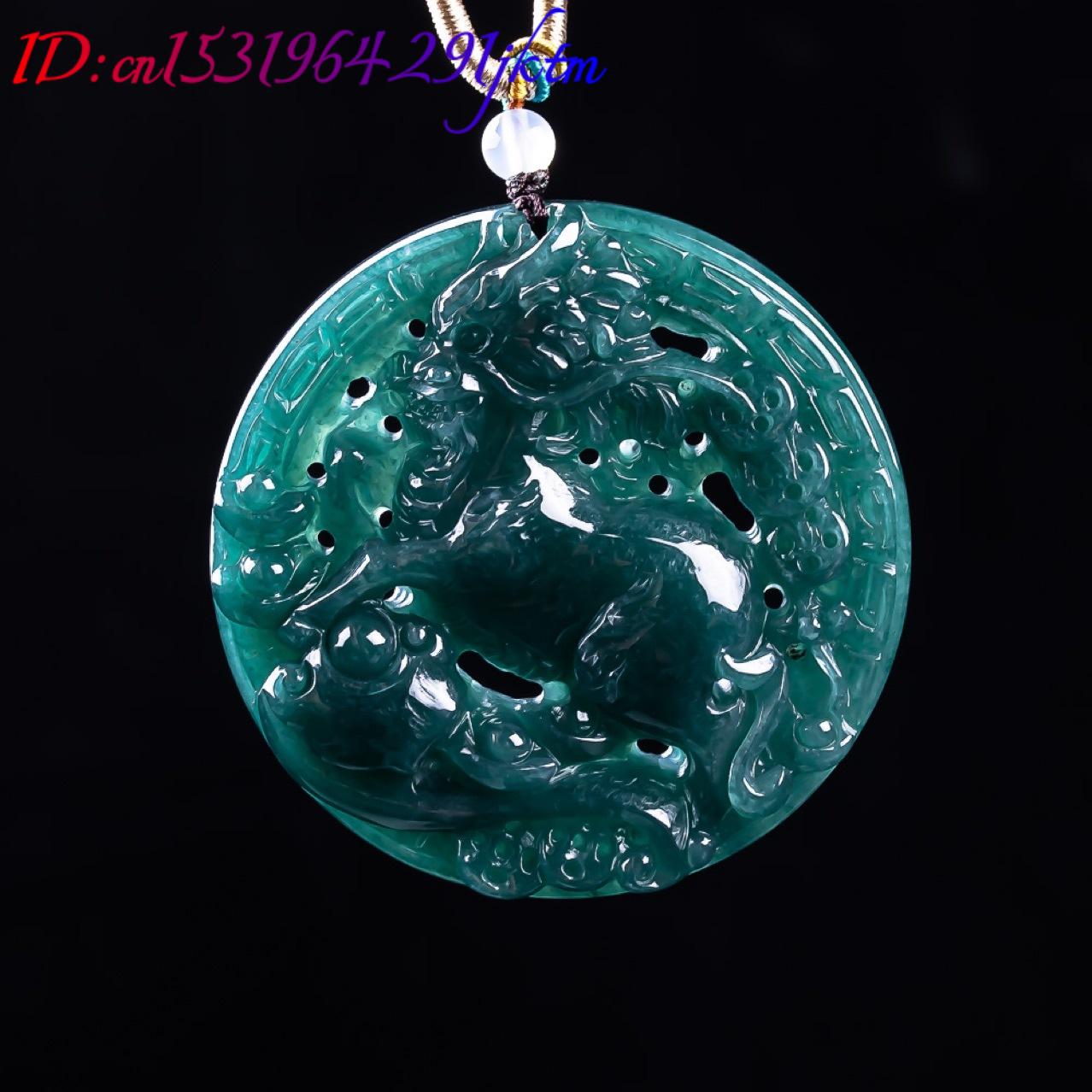 Pendentif Dragon en Jadeite Bi - Accessories Woman avis et prix