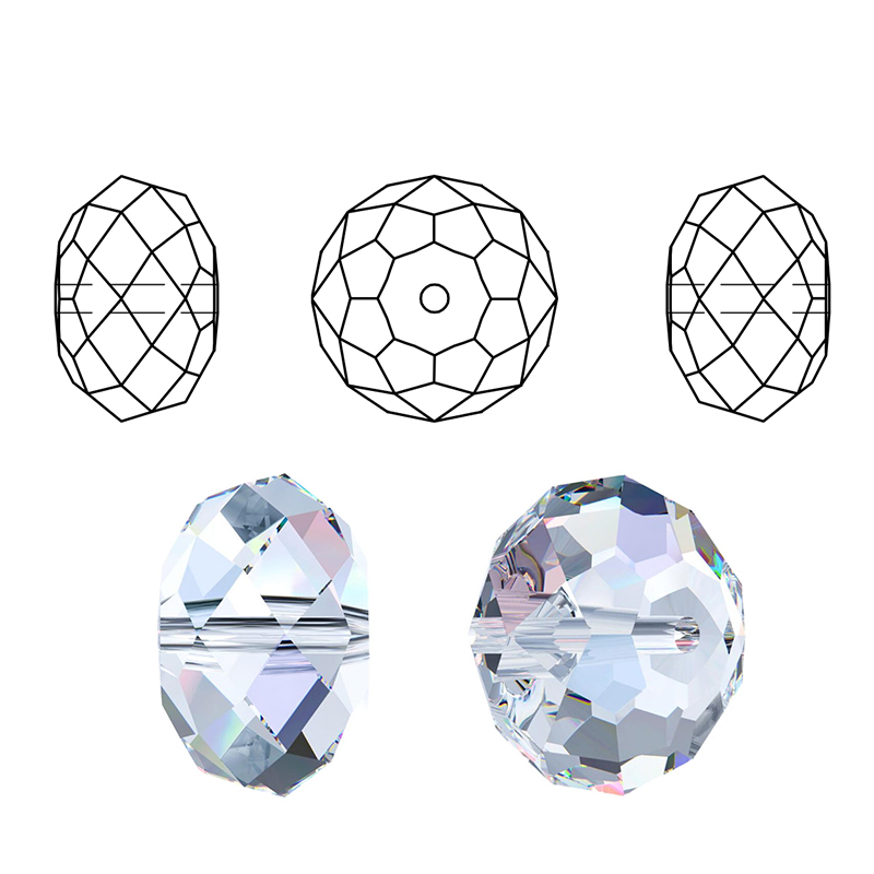 Perles de cristal rondes en ve - Women Accessories Gift Box avis et prix