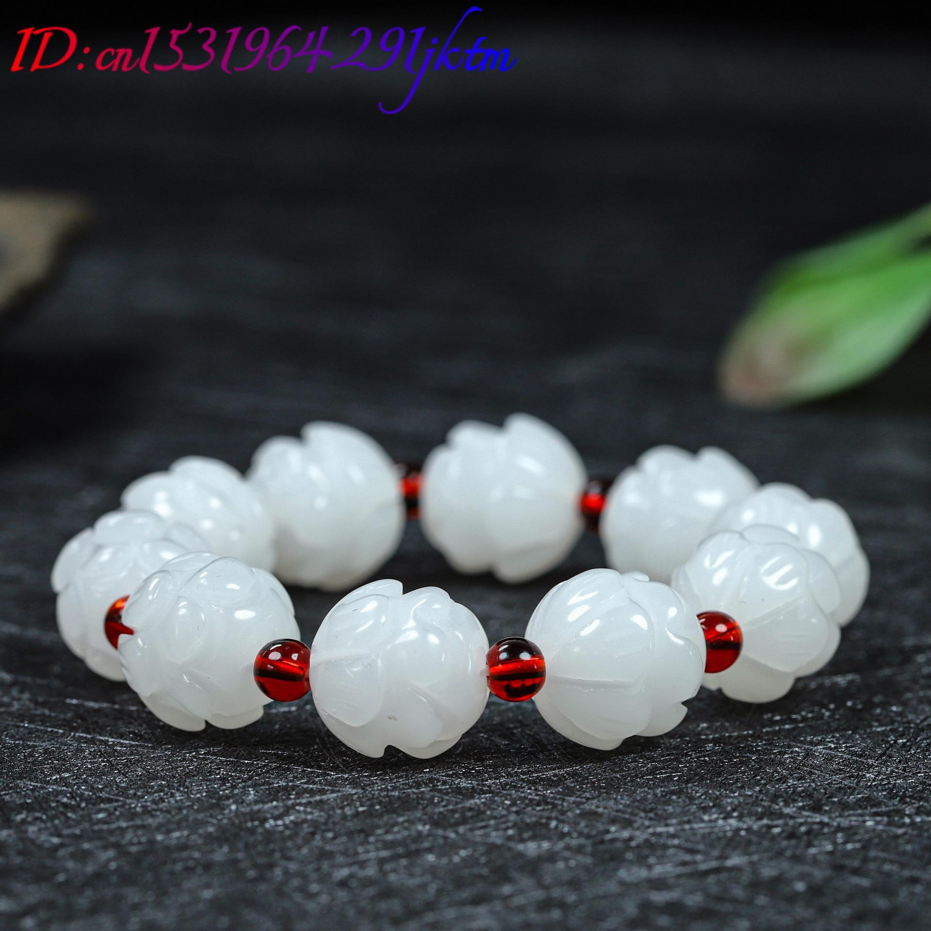 Bracelet en Jade véritable bla - Accessories Woman avis et prix
