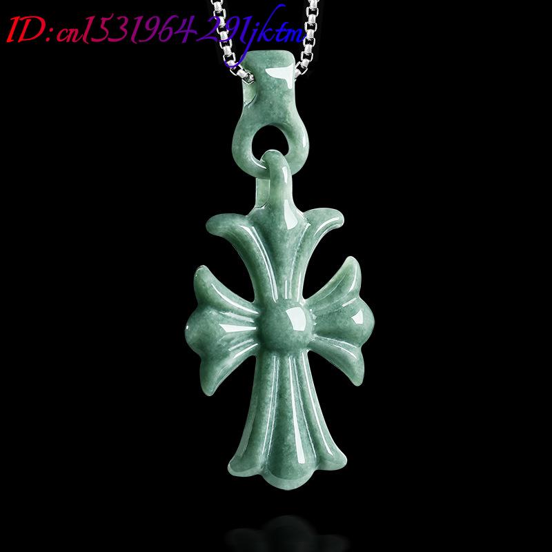Collier pendentif croix en jad - Accessories Woman avis et prix