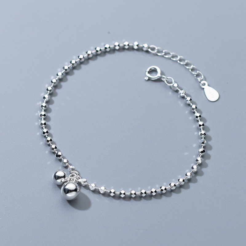 Bracelets de cheville en argen - Beaded Anklet Chain avis et prix