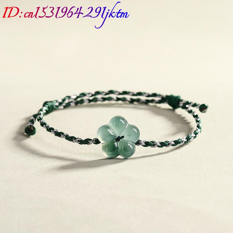 Bracelet à fleurs en jadéite b - Accessories Woman avis et prix