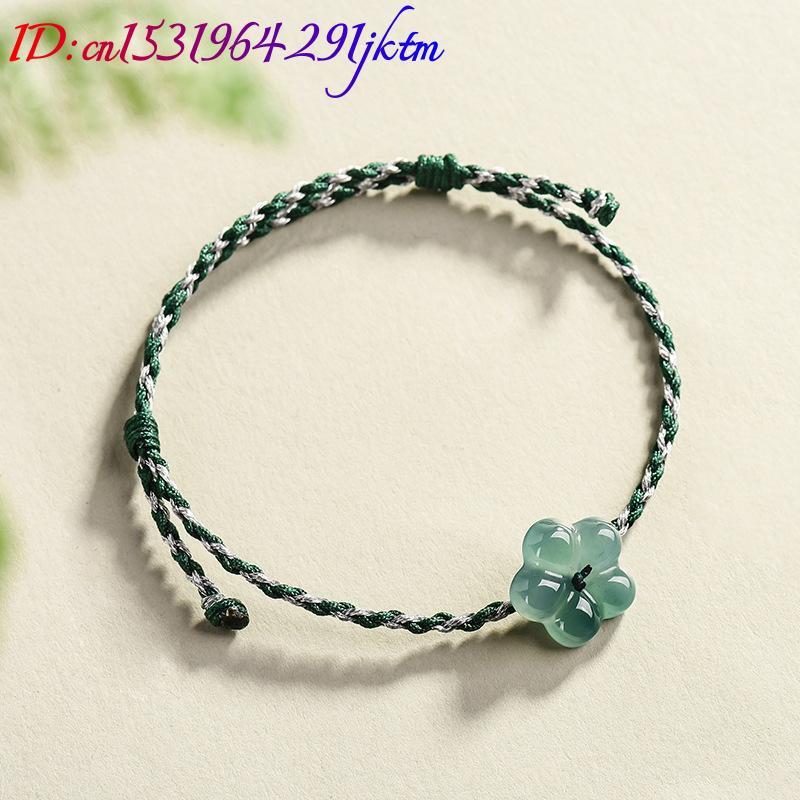 Bracelet à fleurs en jadéite b - Accessories Woman avis et prix