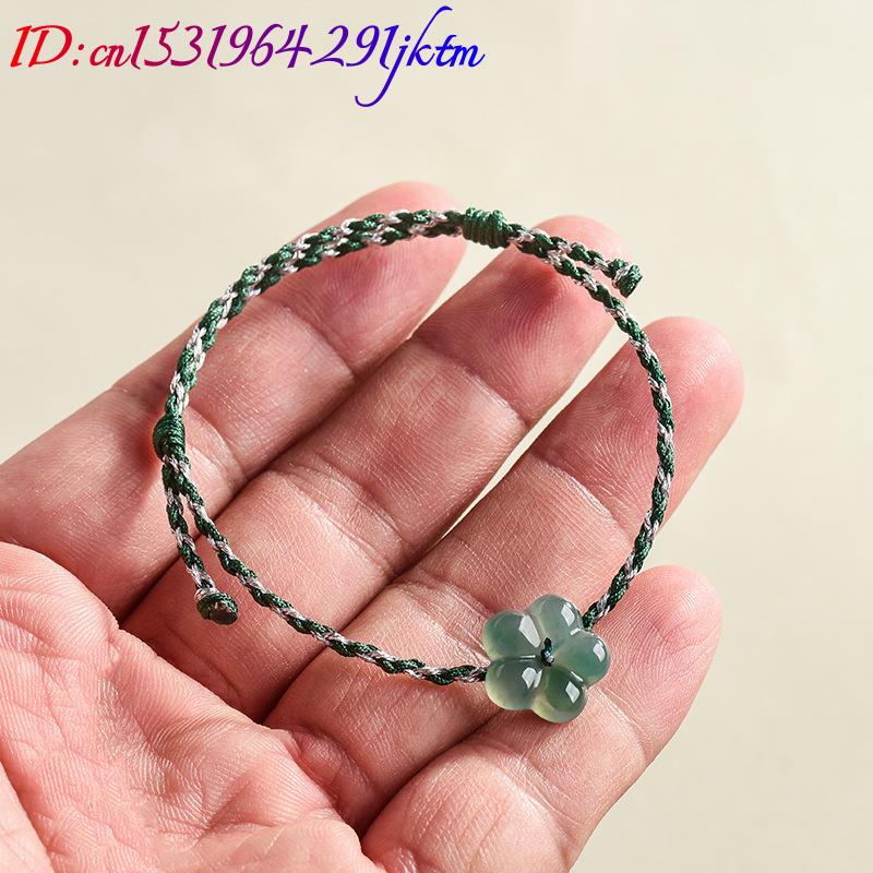 Bracelet à fleurs en jadéite b - Accessories Woman avis et prix