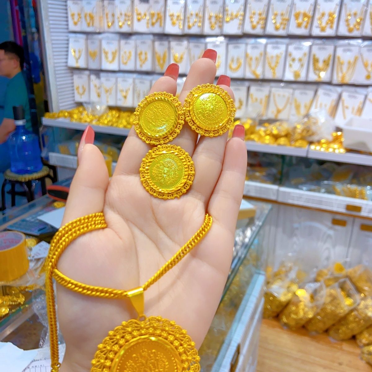 Ensemble de bijoux de Dubaï pl - Women Accessories Dubai avis et prix