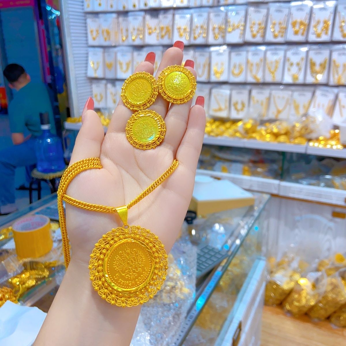 Ensemble de bijoux de Dubaï pl - Women Accessories Dubai avis et prix
