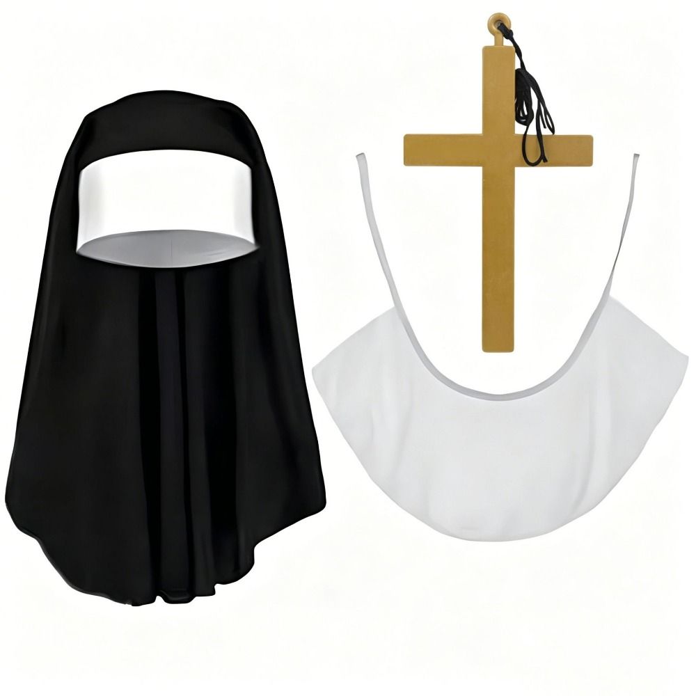 Ensemble de costumes de nonne  - Women'S Victorian Era Accessories avis et prix