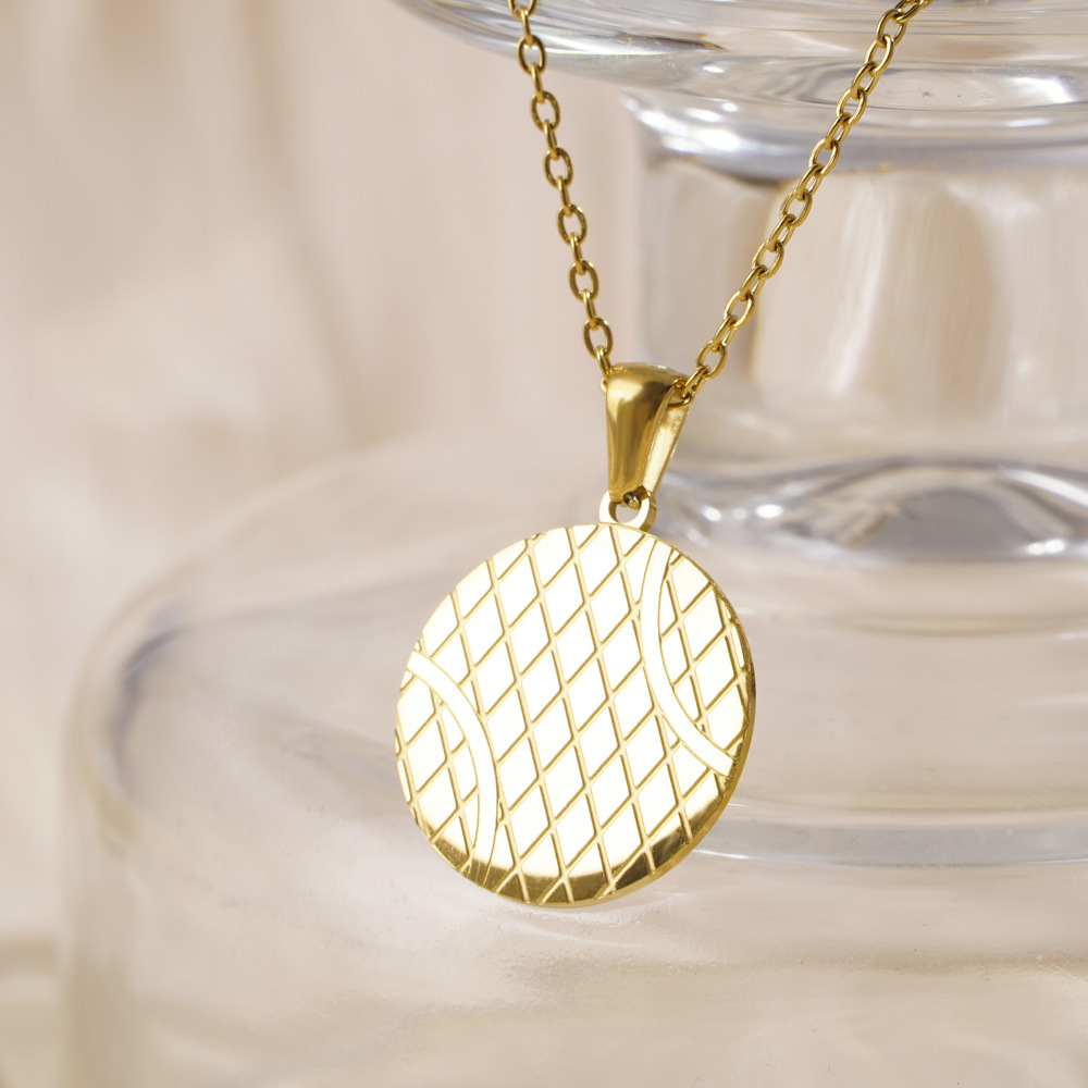 Collier Pendentif Monnaie en A - Coin Necklace Delicate avis et prix