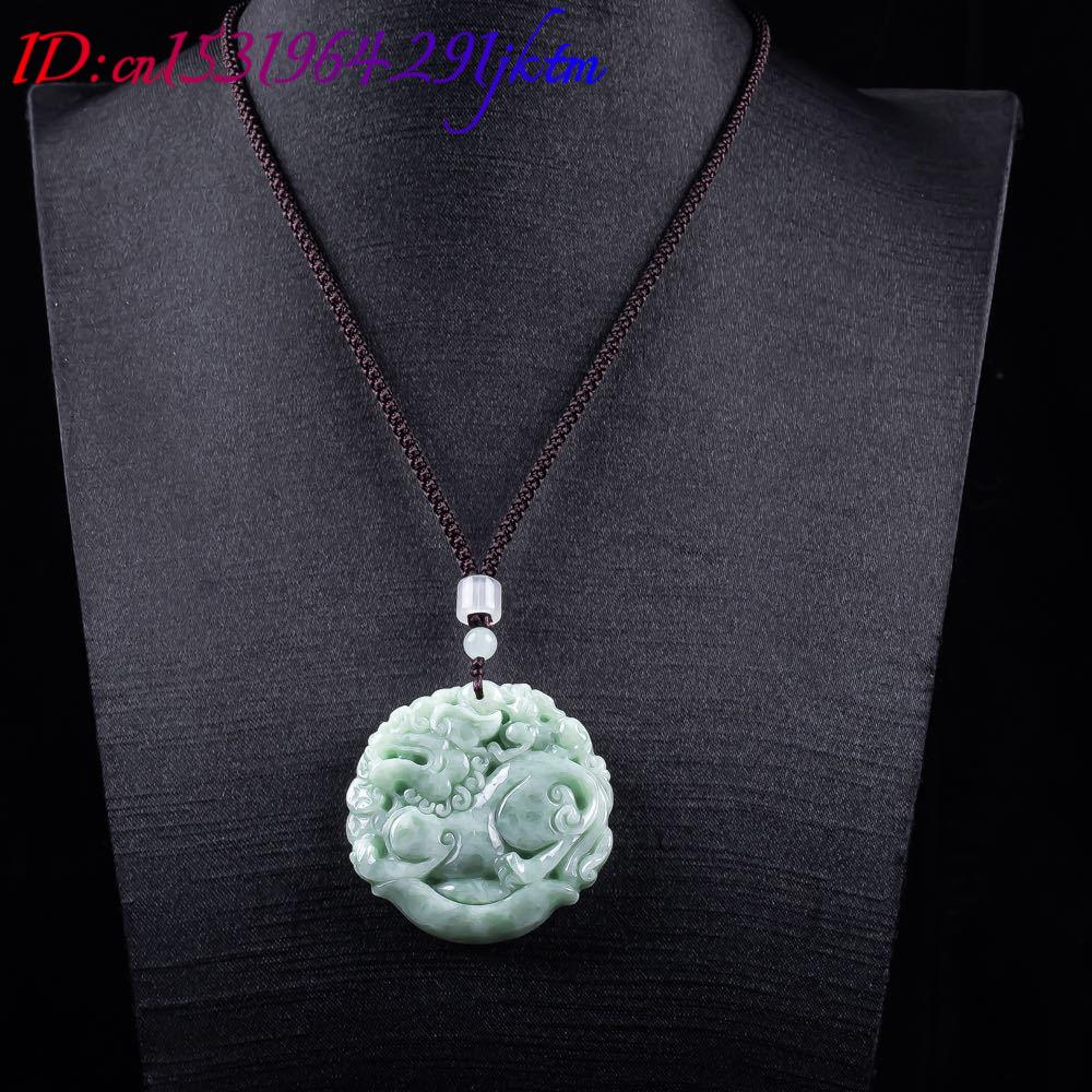 Collier pendentif Pixiu en jad - Accessories Woman avis et prix